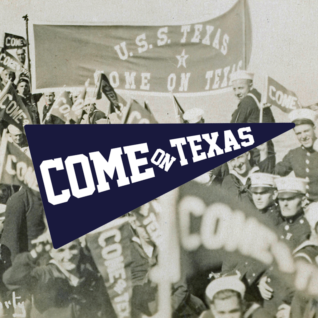COME ON, TEXAS! Pennant Sticker
