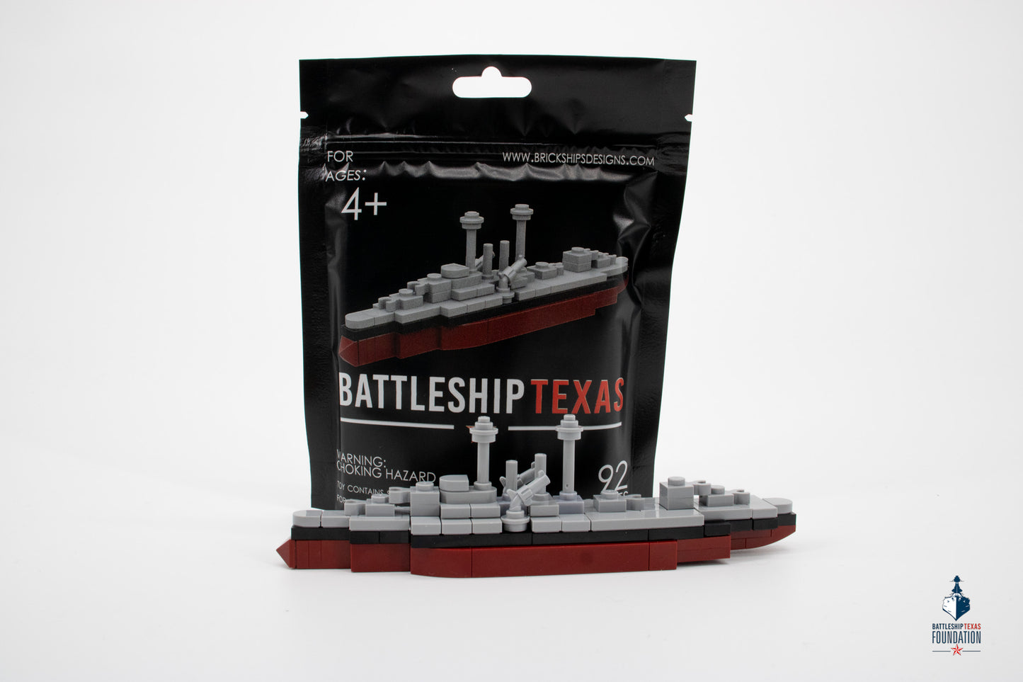 Battleship Texas 1/1200 Brick Kit