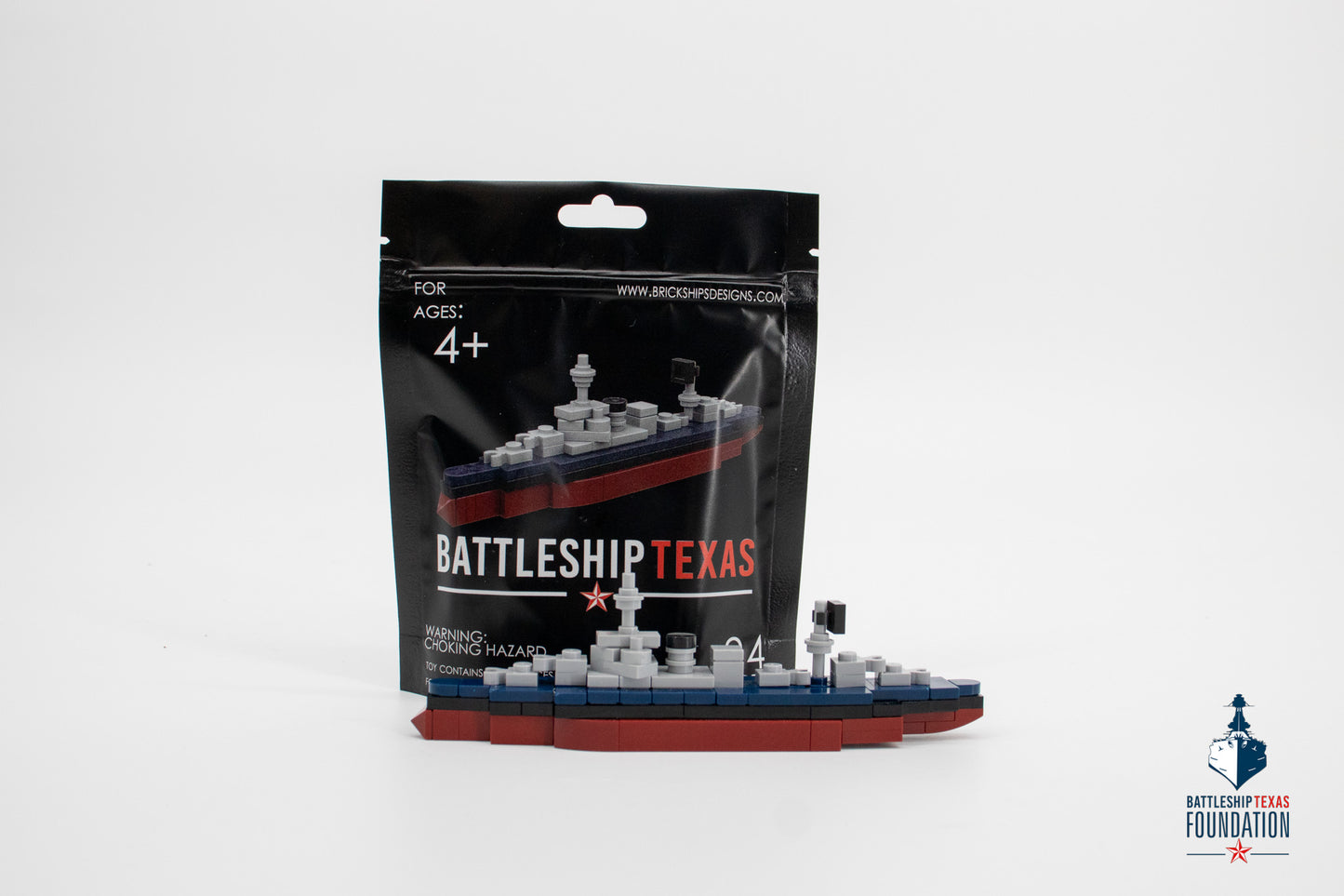 Battleship Texas 1/1200 Brick Kit