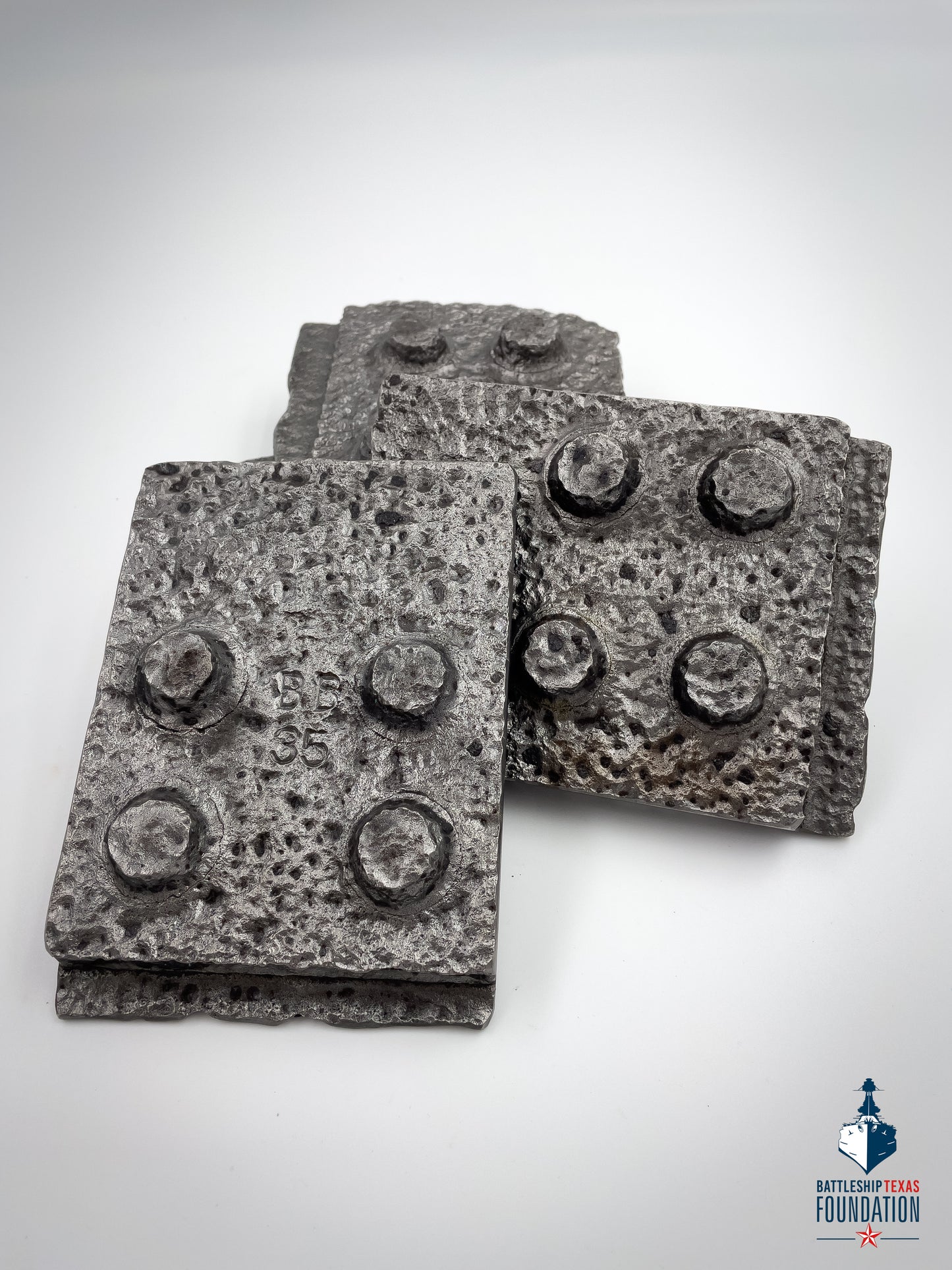 Battleship Texas Riveted Plaque
