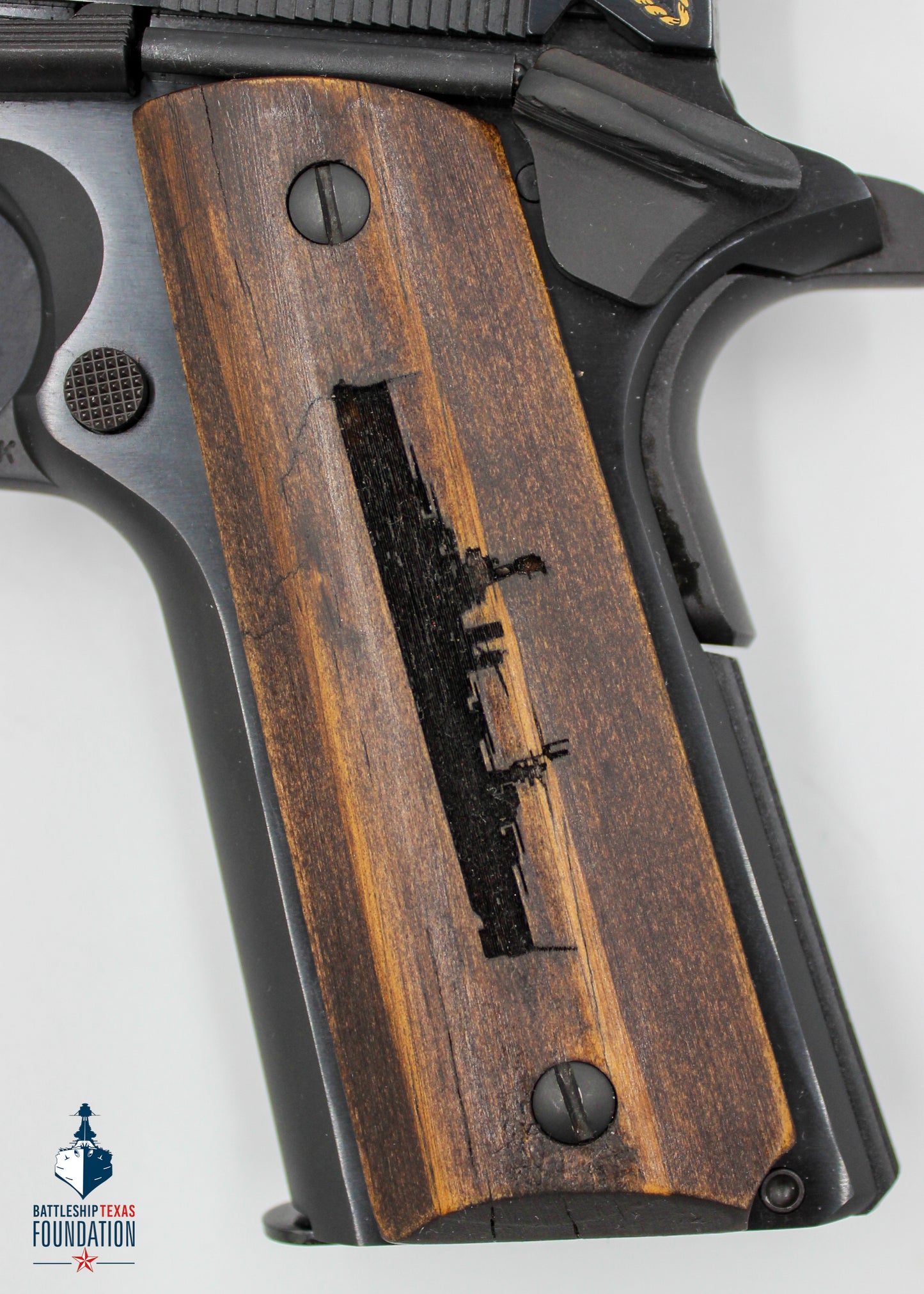 1945 Silhouette 1911 Deck Wood Grips
