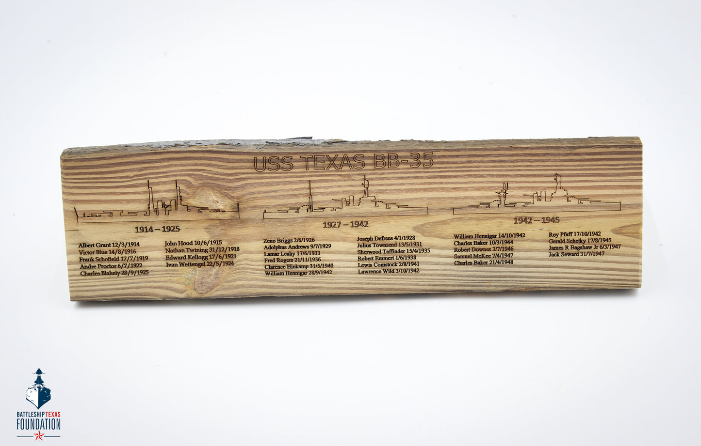Battleship Texas Captain's Plank