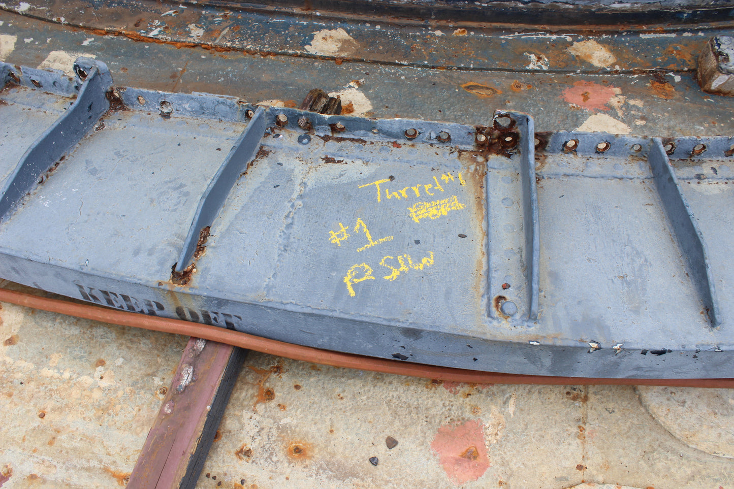 Battleship Texas Turret Bolt & Stand