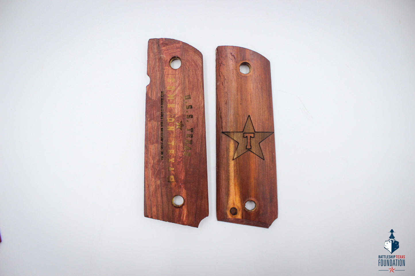 COME ON TEXAS! 1911 Deck Wood Grips