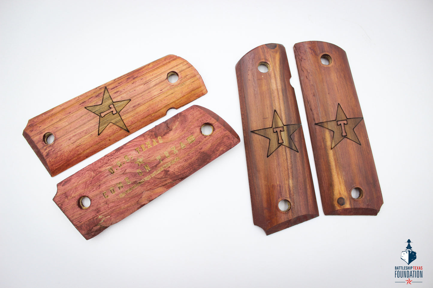 COME ON TEXAS! 1911 Deck Wood Grips