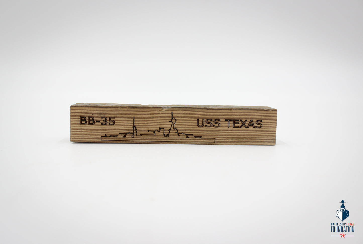 Battleship Texas Deck Wood "Block"