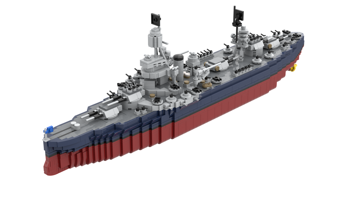 Battleship Texas 1/300 Brick Kit *COMING SOON*