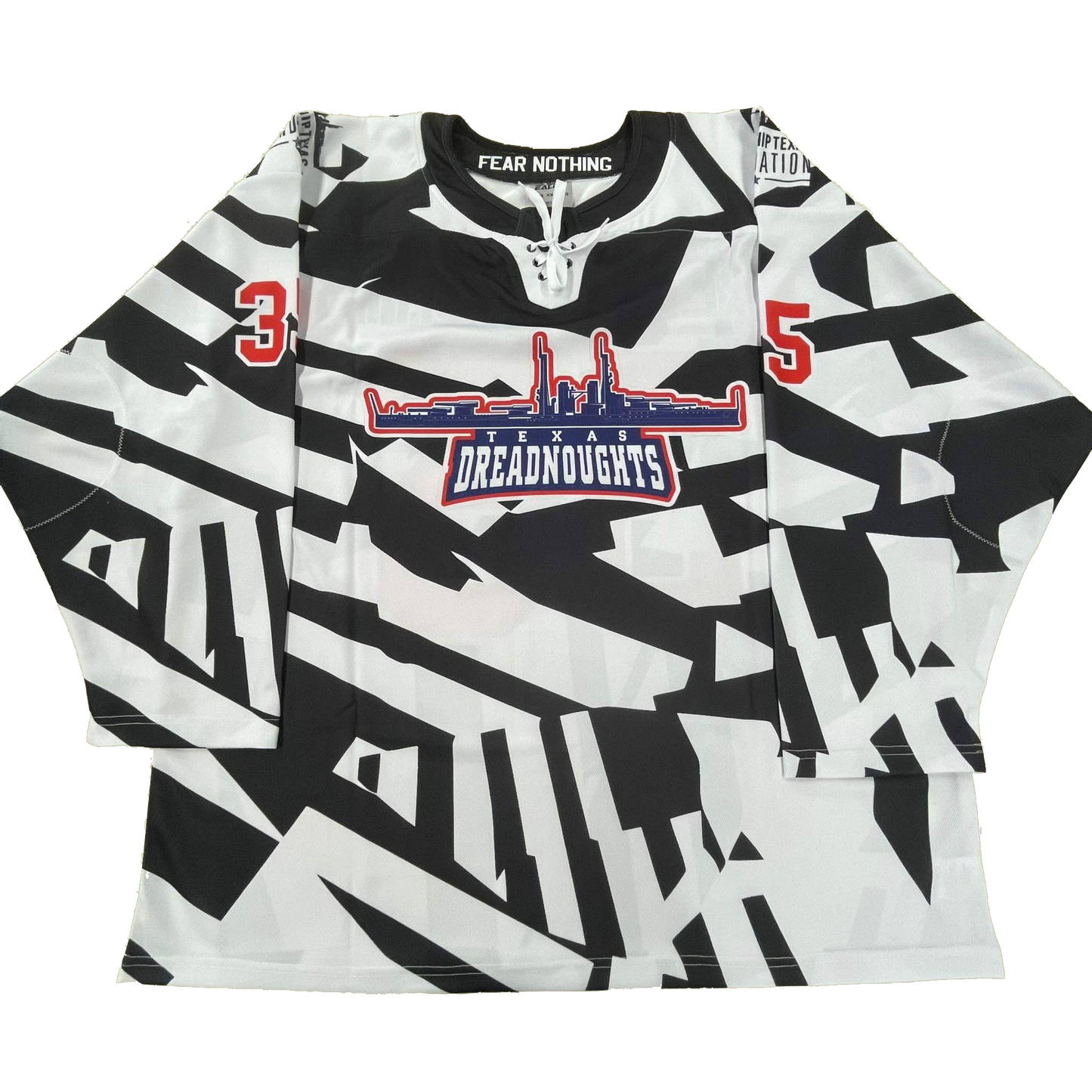 Texas Dreadnoughts Jersey - B&W Dazzle