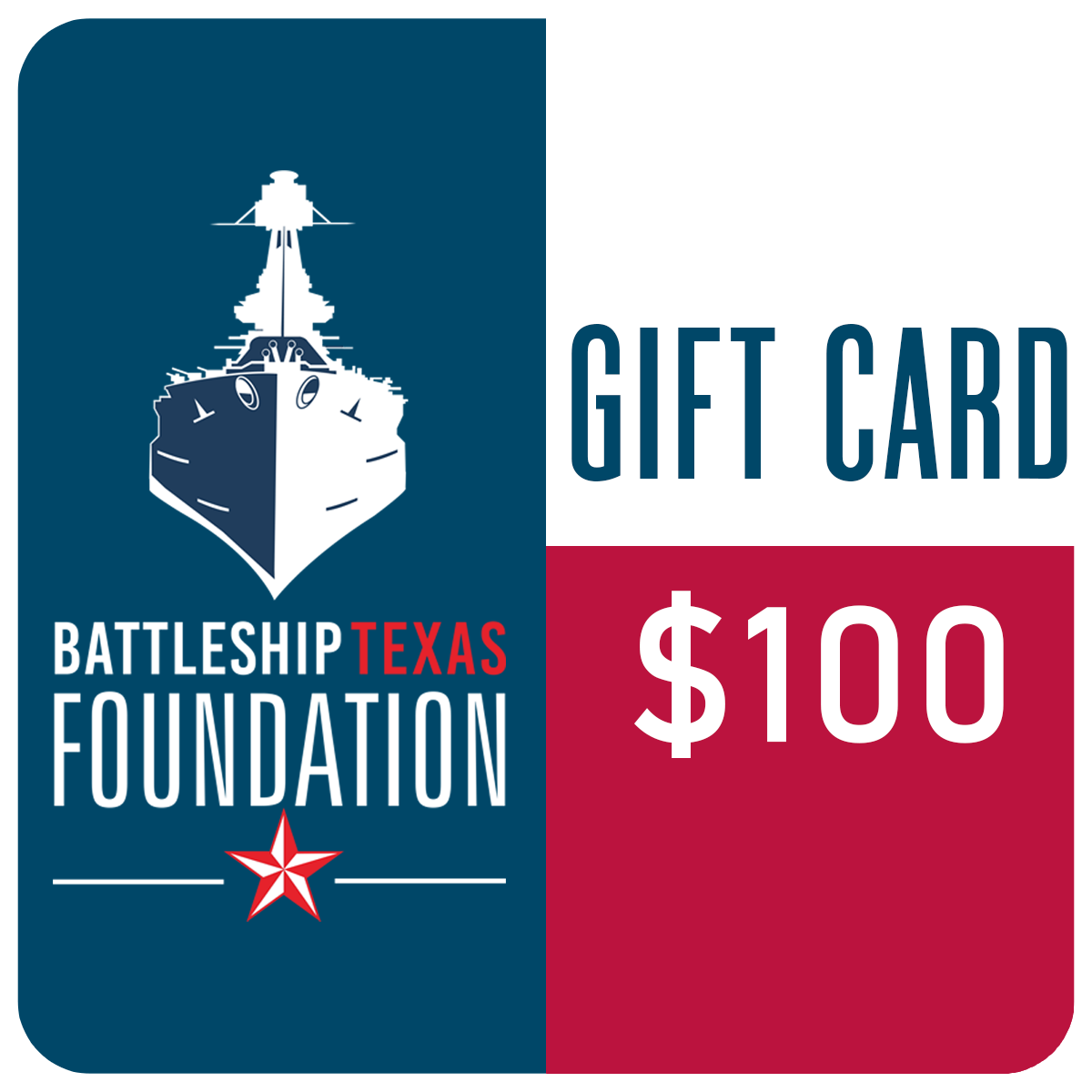 Battleship Texas Virtual Gift Card