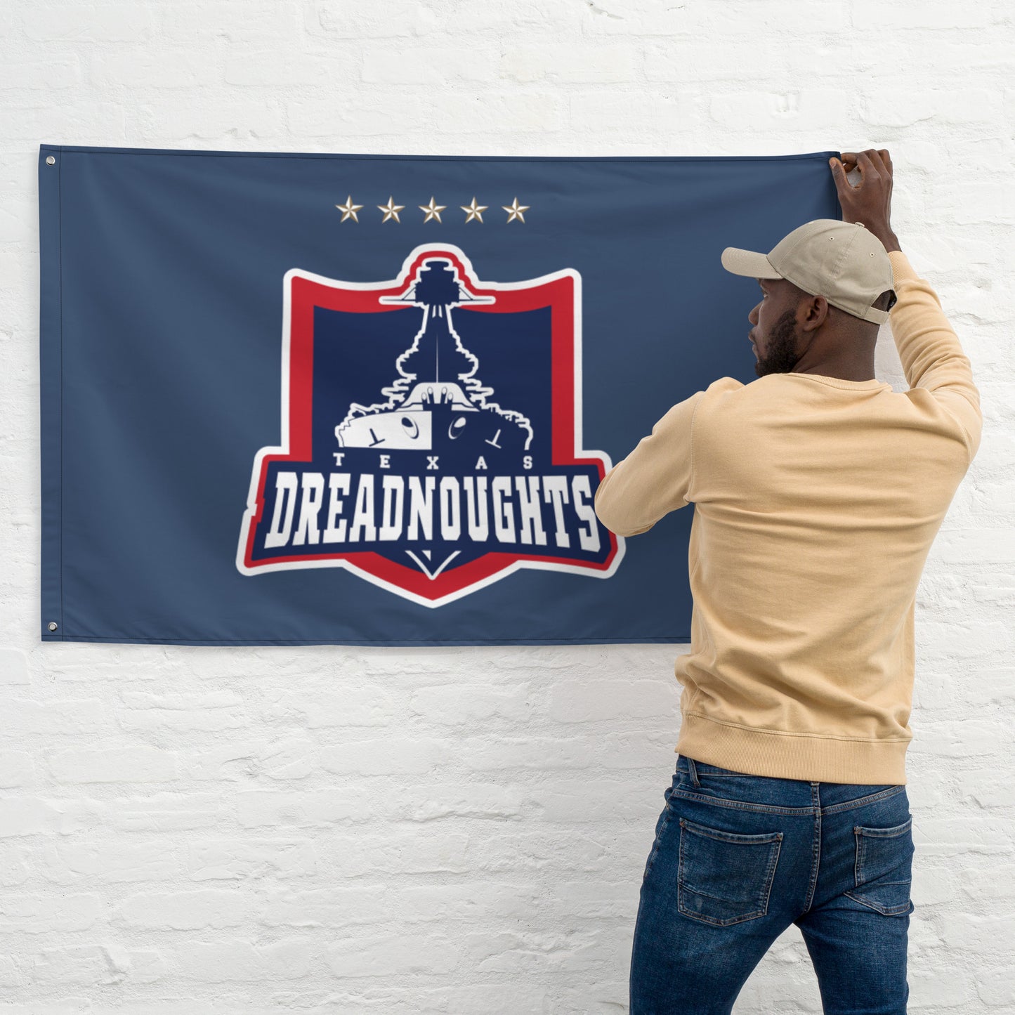 Texas Dreadnoughts Wall Flag