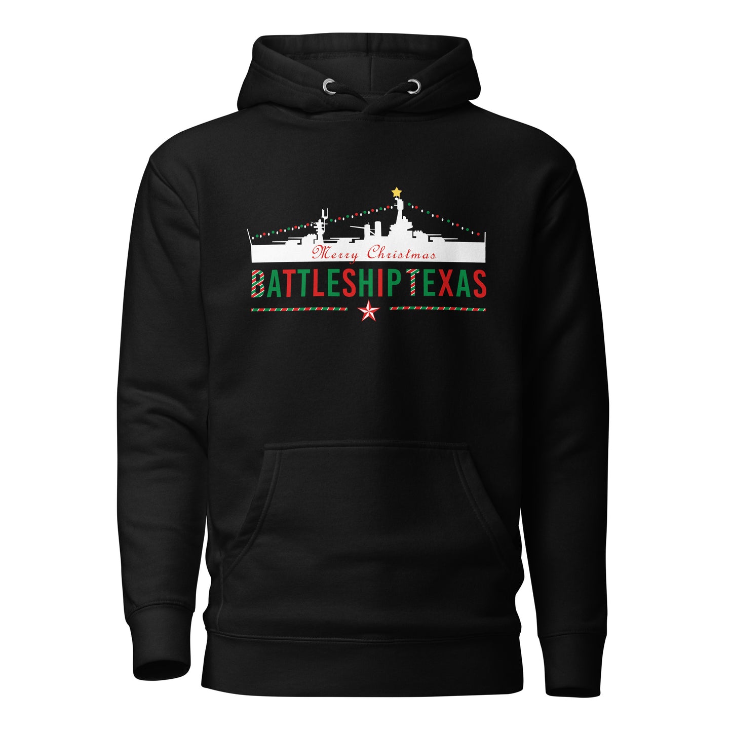 Battleship Texas Christmas Hoodie