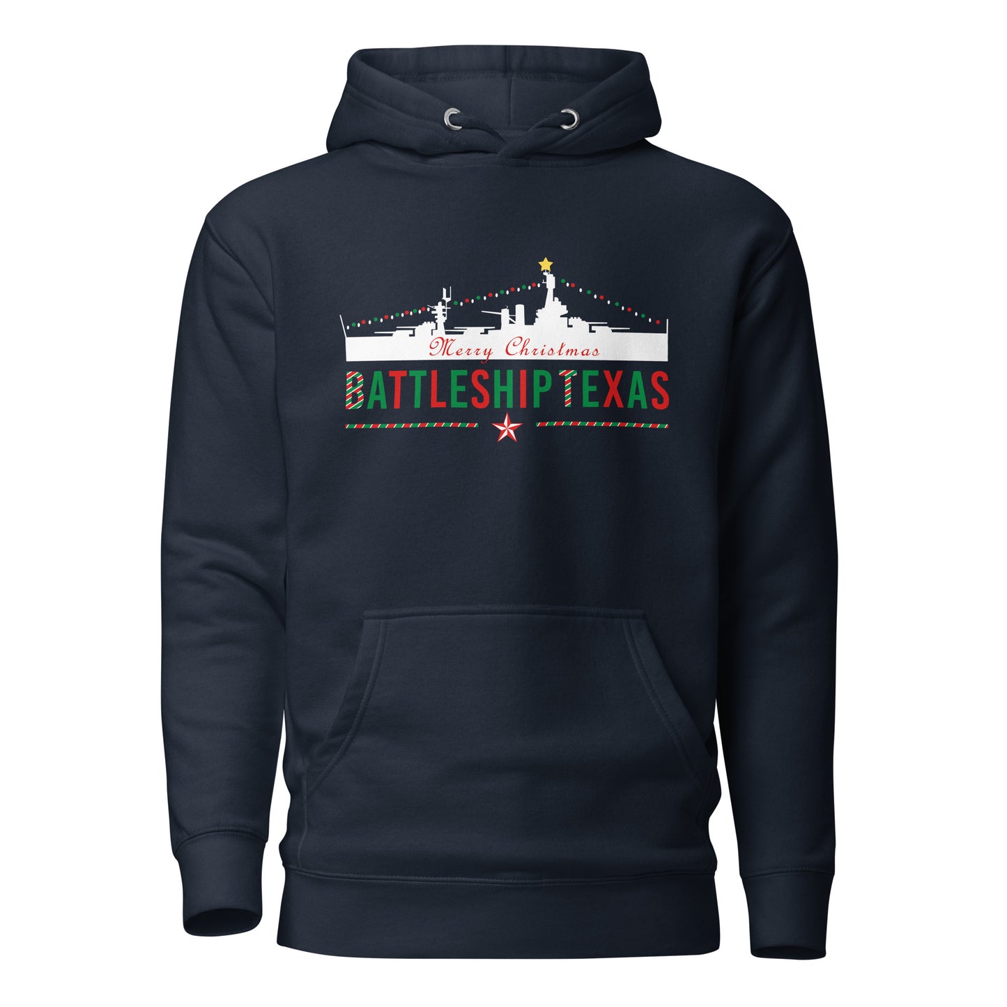 Battleship Texas Christmas Hoodie