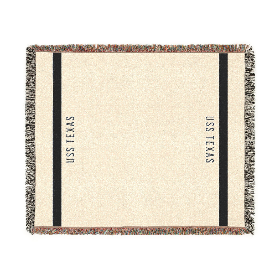 USS TEXAS Woven Blanket