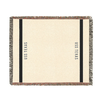 USS TEXAS Woven Blanket