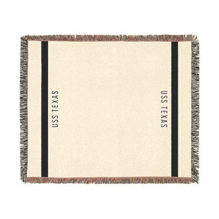 USS TEXAS Woven Blanket