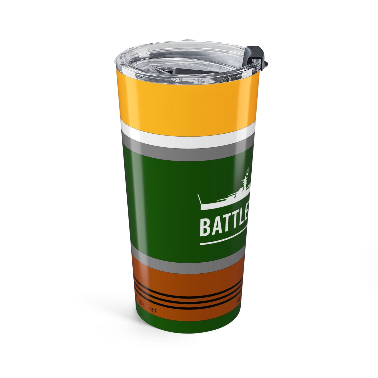 Battleship Texas 14" Shell Tumbler 20oz