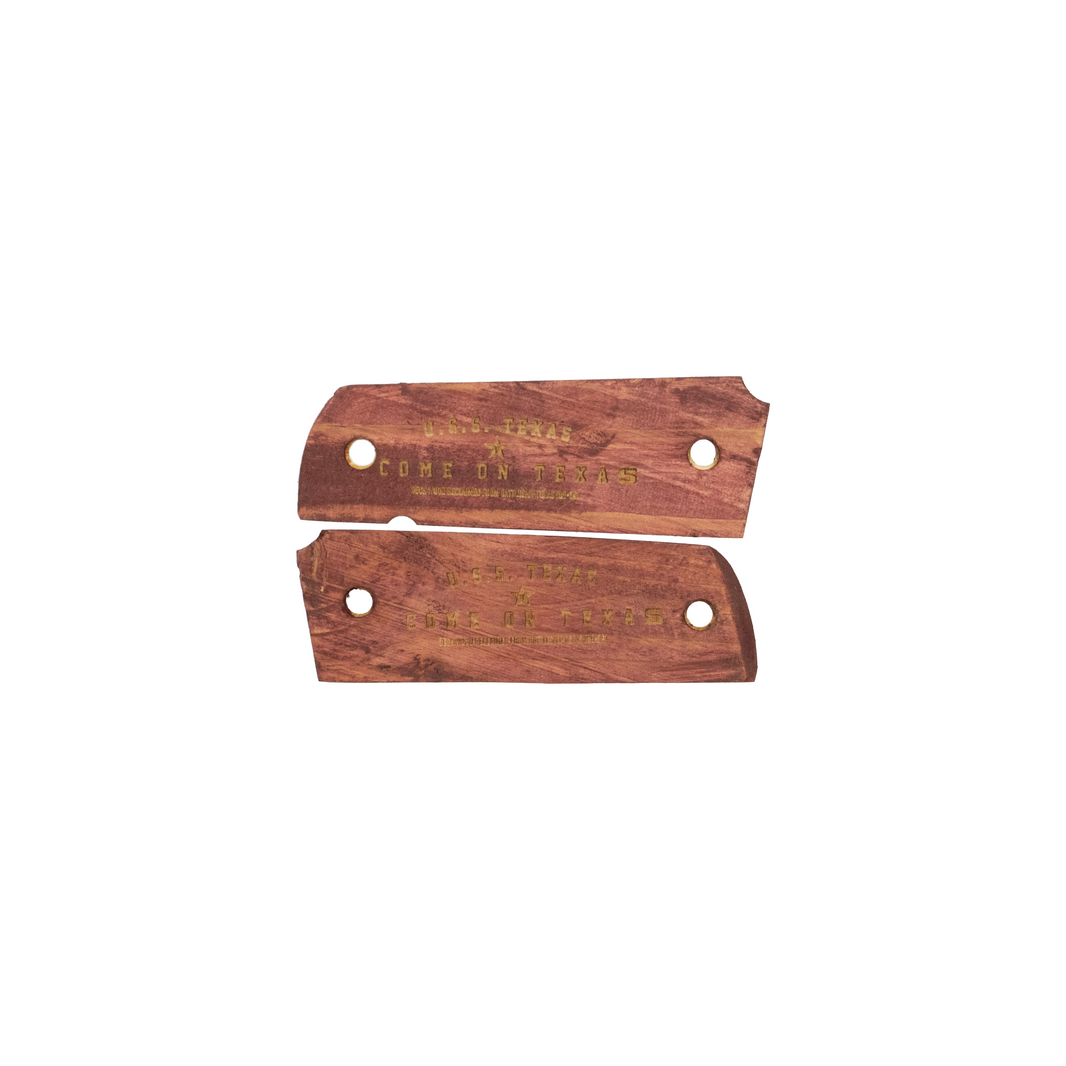 COME ON TEXAS! 1911 Deck Wood Grips