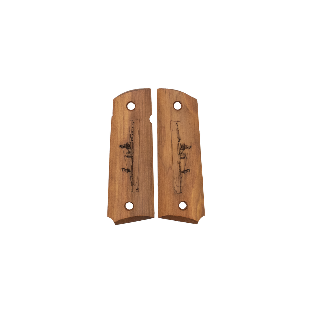 General Plans 1911 Deck Wood Grips