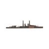 1914 Battleship Texas Waterline Silhouette