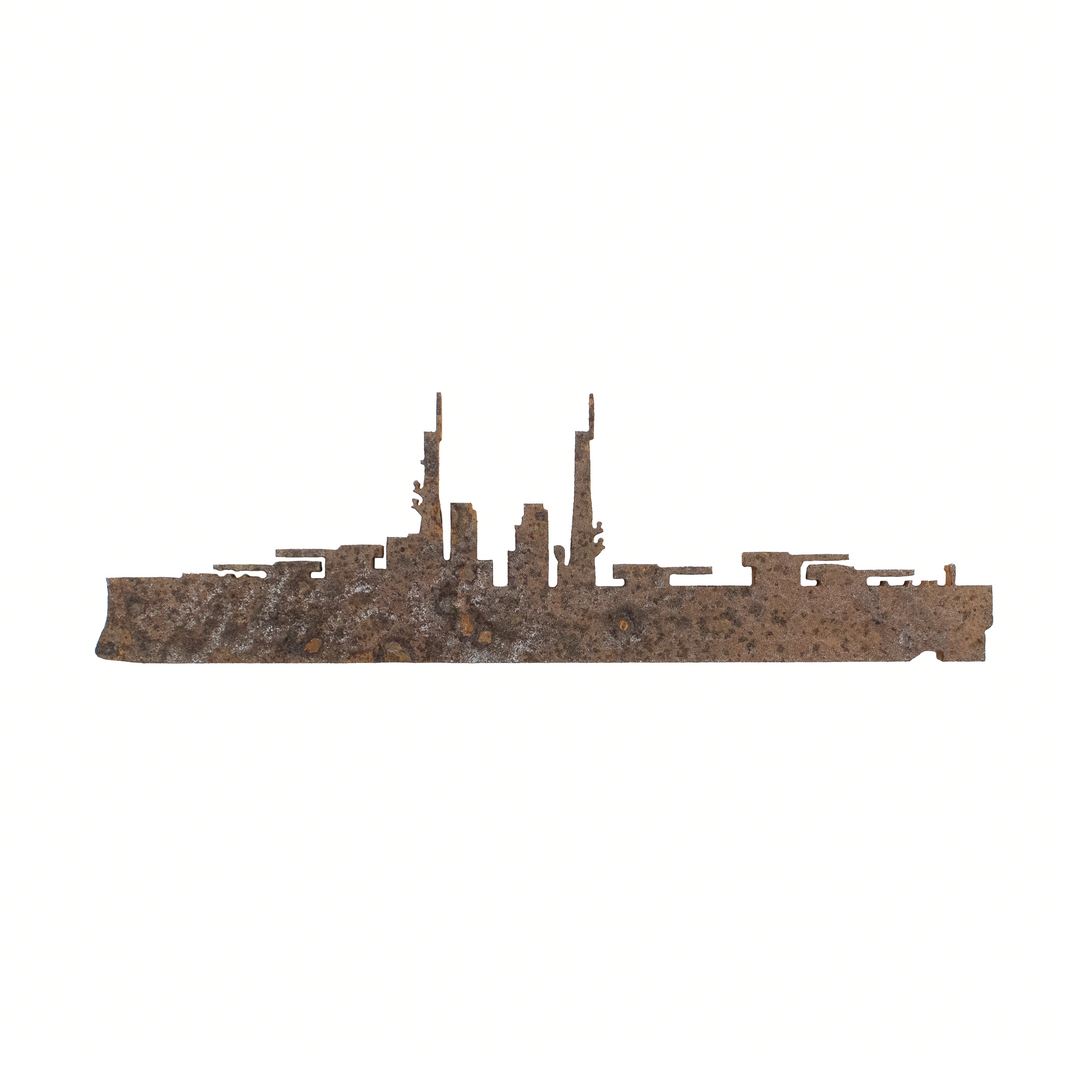 1914 Battleship Texas Silhouette