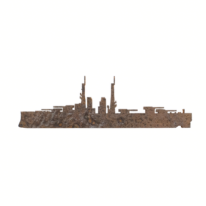 1914 Battleship Texas Silhouette