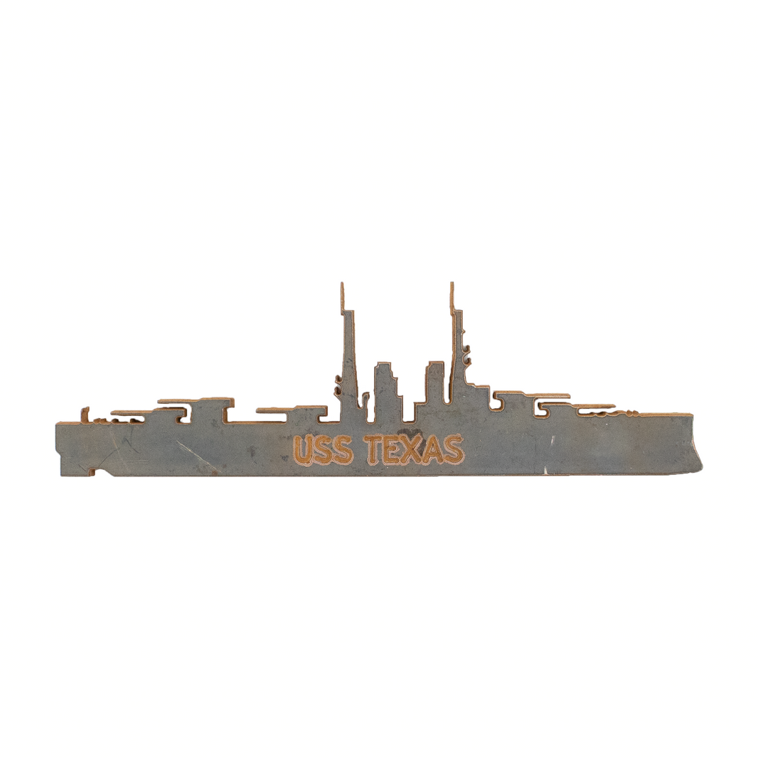 1914 Battleship Texas Silhouette