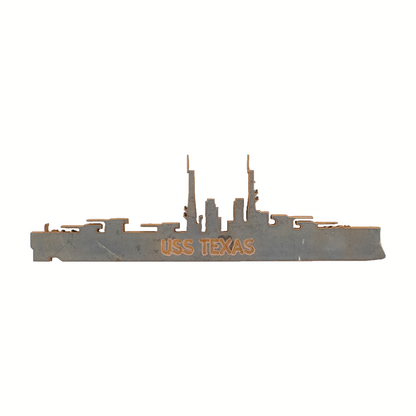 1914 Battleship Texas Silhouette