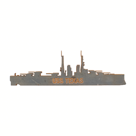 1914 Battleship Texas Silhouette