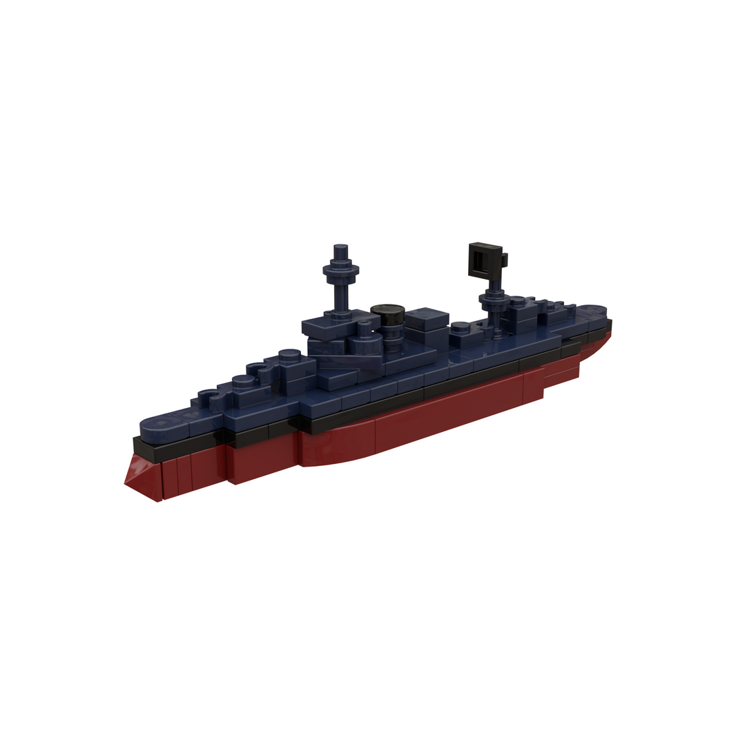 Battleship Texas 1/1200 Brick Kit