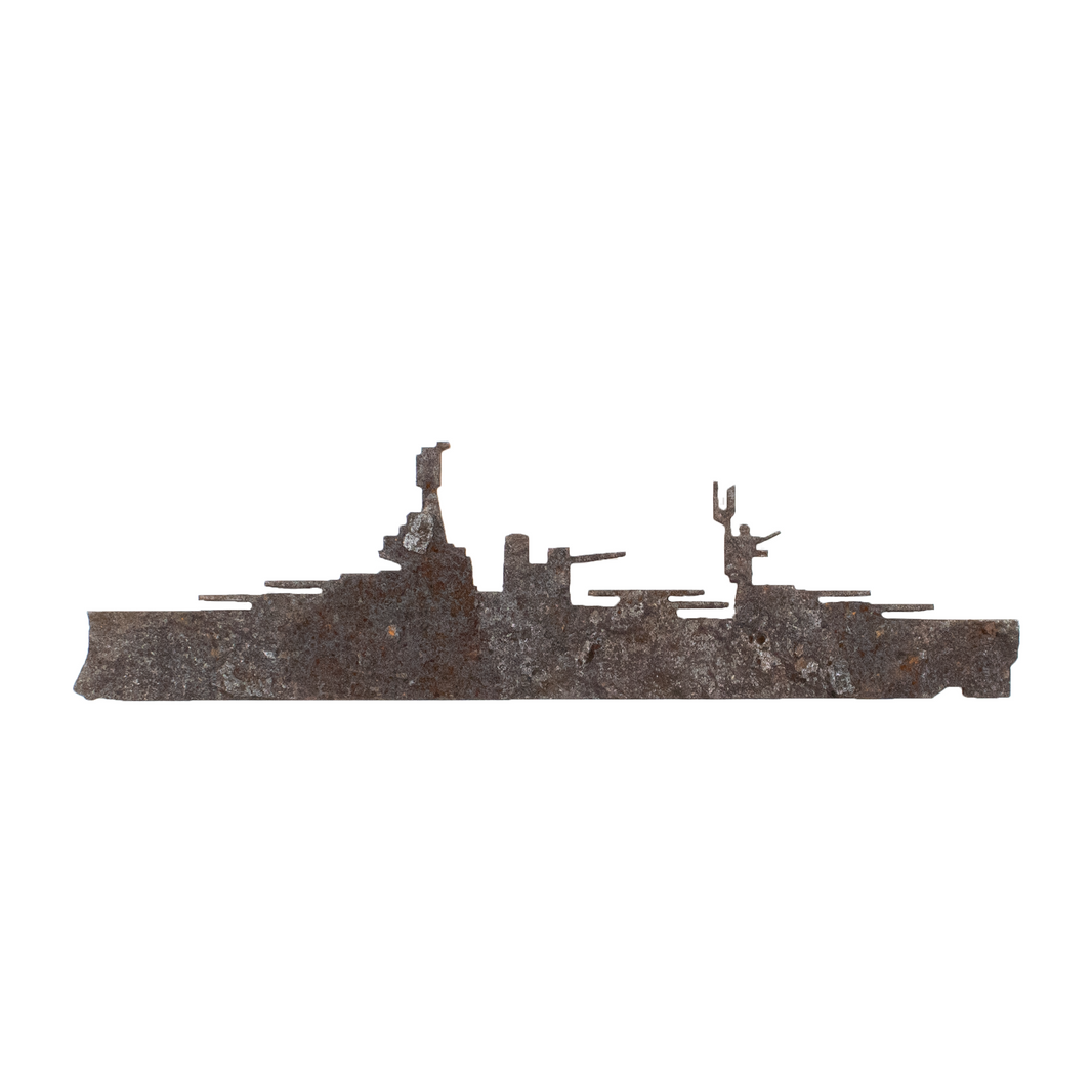 1945 Battleship Texas Silhouette