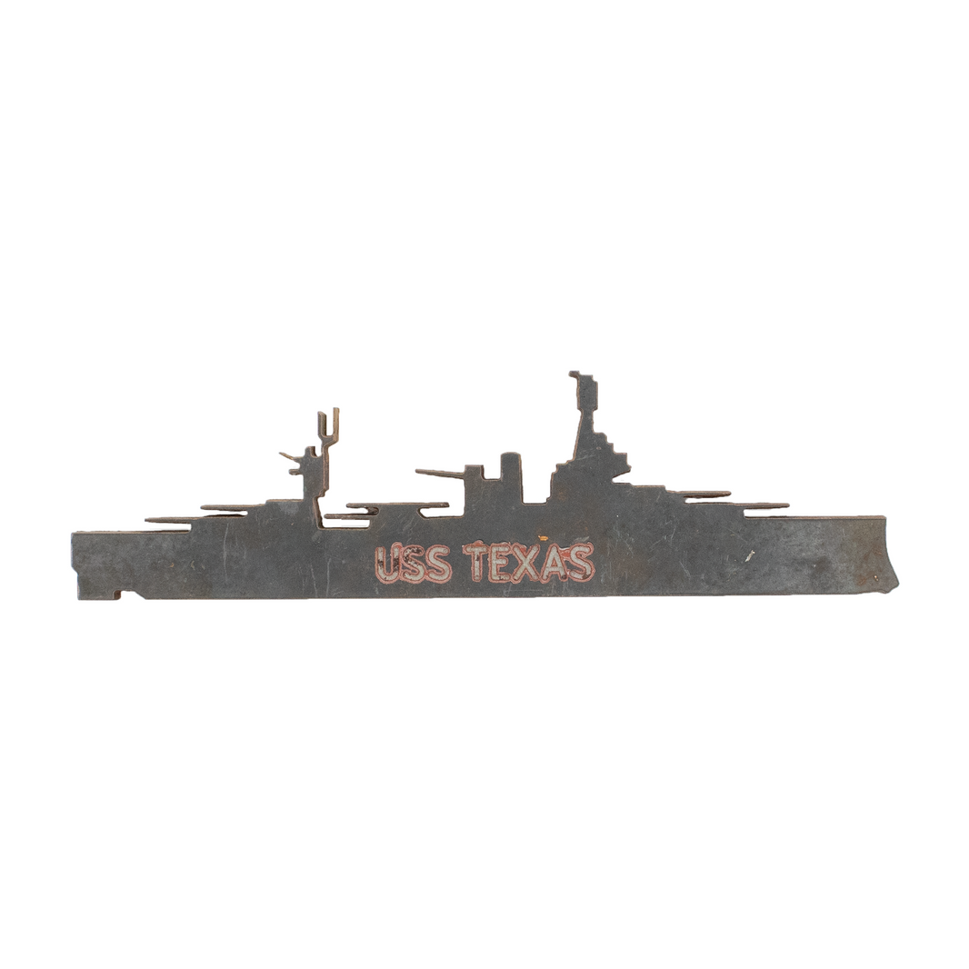 1945 Battleship Texas Silhouette