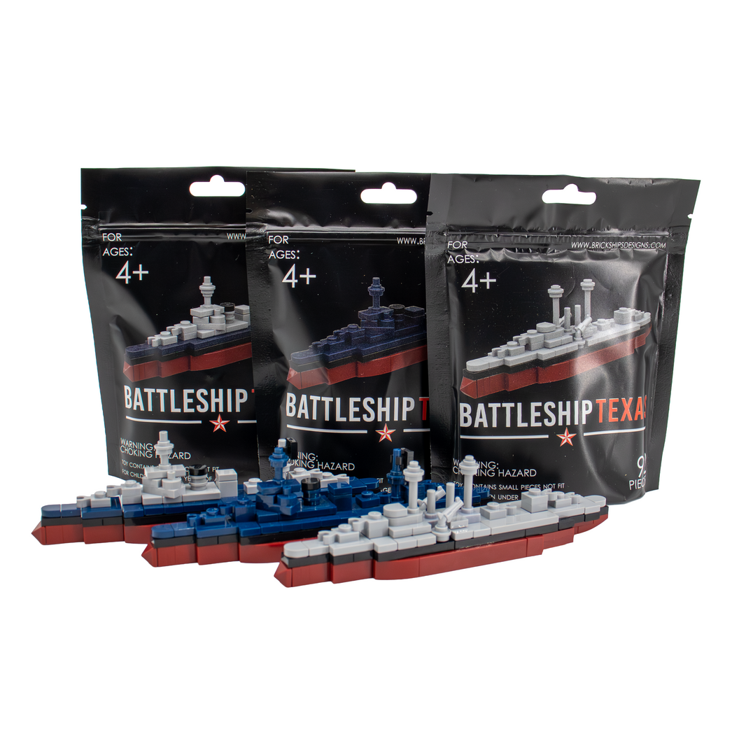 Battleship Texas 1/1200 Brick Kit