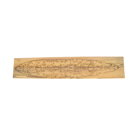 32" Battleship Texas Main Deck Profile Board