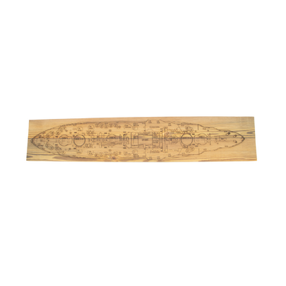 32" Battleship Texas Profile Board Bundle