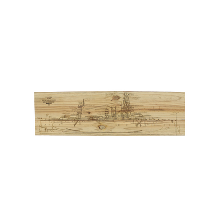 32" Battleship Texas Outboard Profile Board