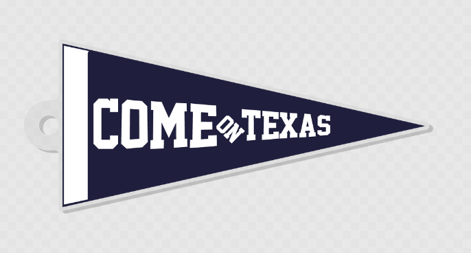 Come On TEXAS! Keychain