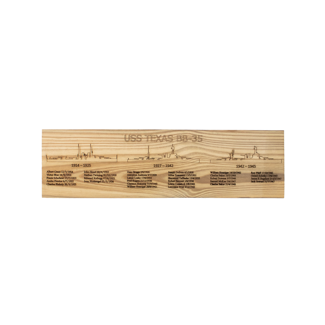 Battleship Texas Captain's Plank