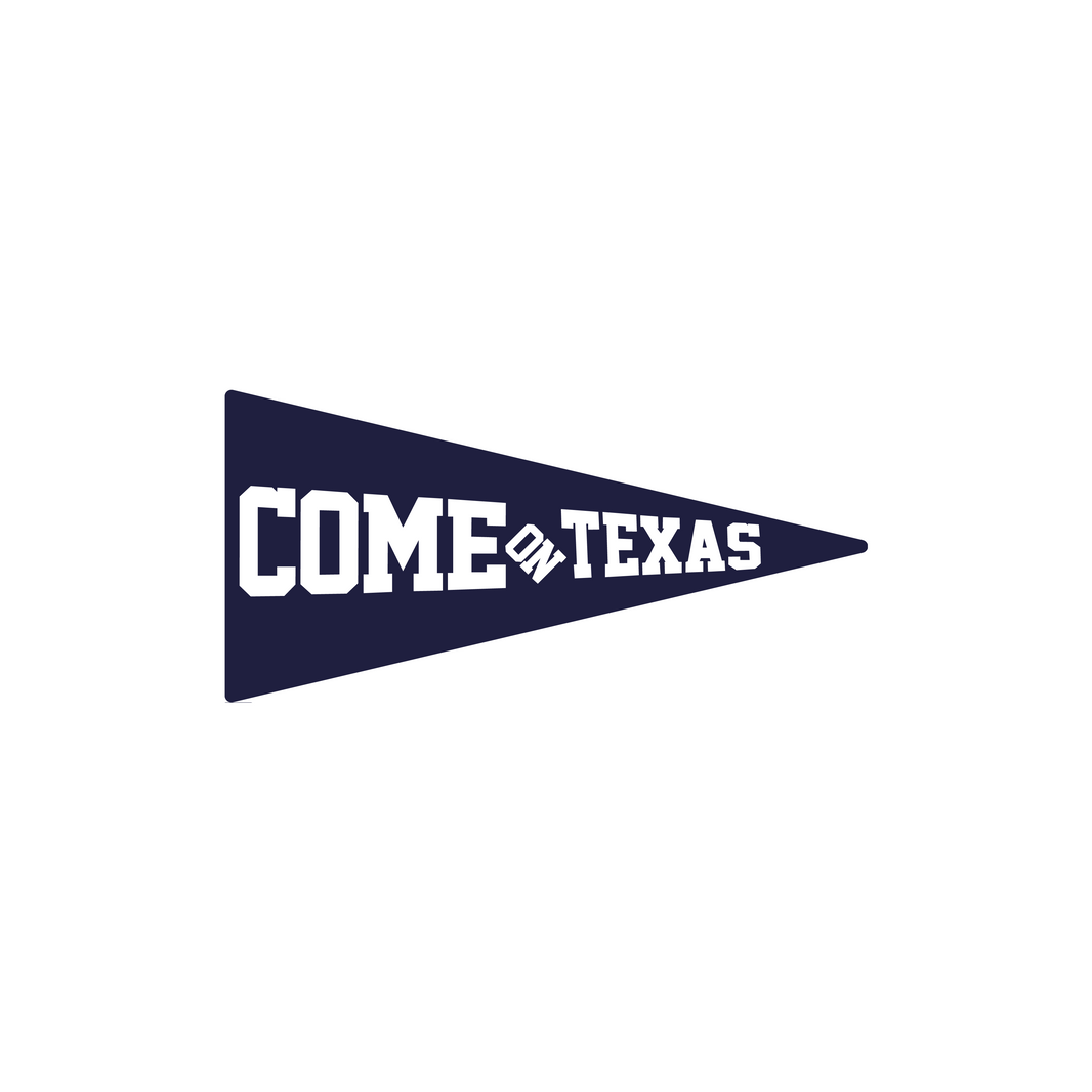 COME ON, TEXAS! Pennant Sticker