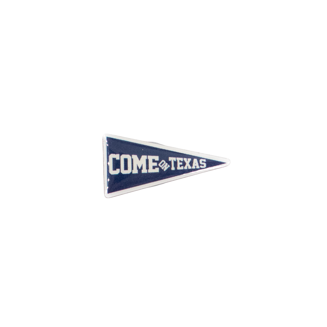 COME ON TEXAS Lapel Pin