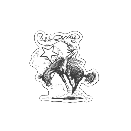USS Texas Cowboy Sticker