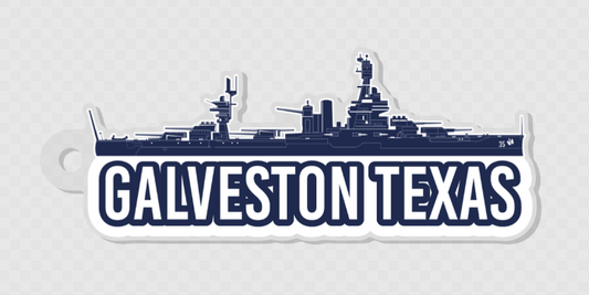 Galveston, Texas Keychain