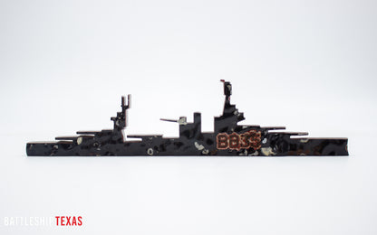 1945 Battleship Texas Silhouette