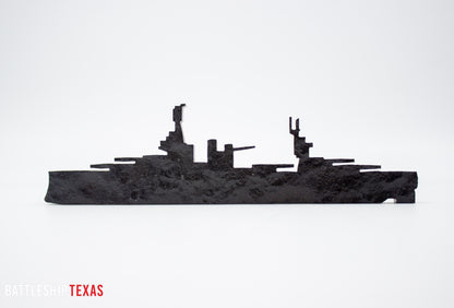 1945 Battleship Texas Silhouette