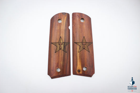 COME ON TEXAS! 1911 Deck Wood Grips