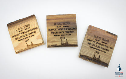 Deck Wood Construction Plaque (With Silhouette)