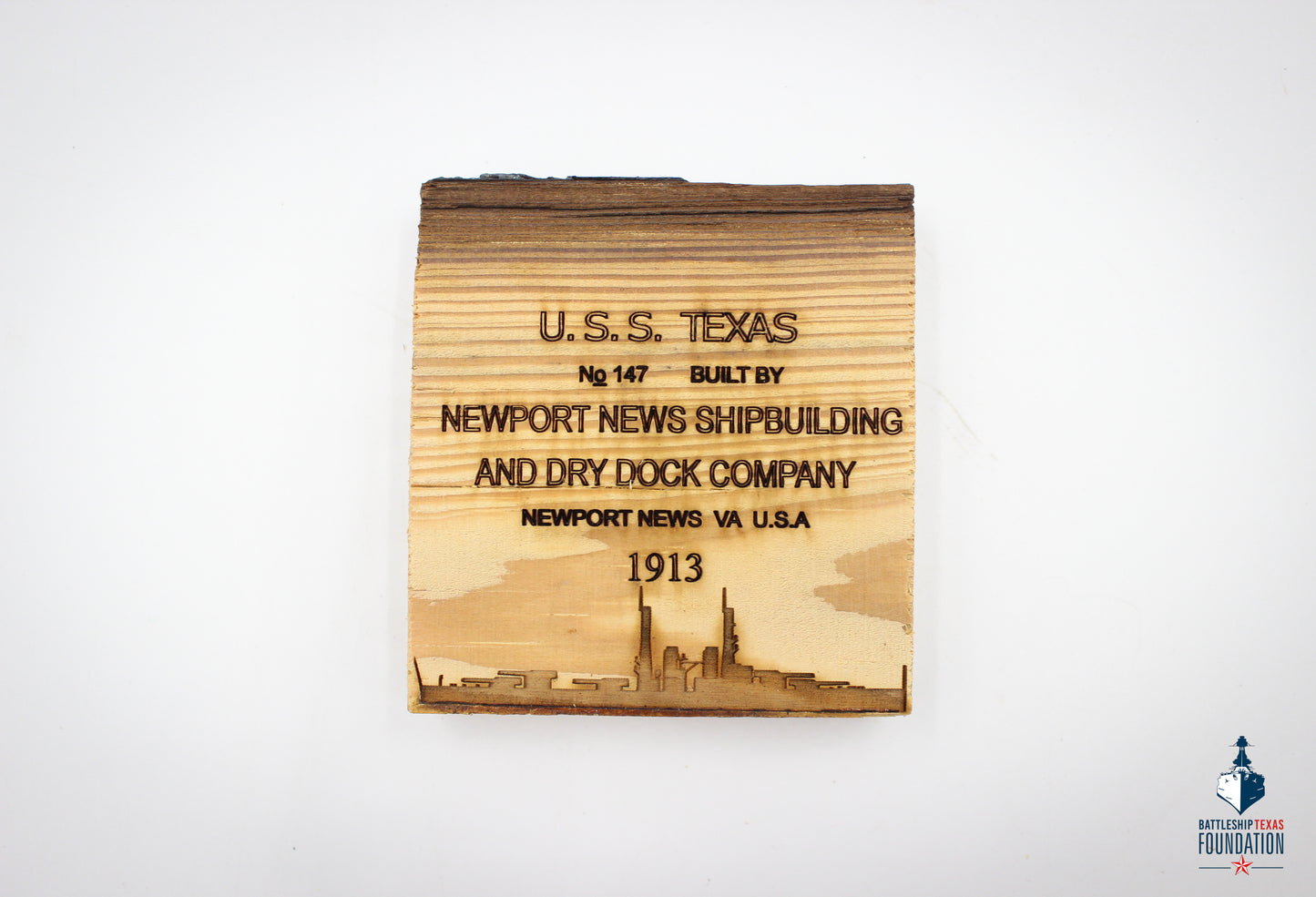 Deck Wood Construction Plaque (With Silhouette)