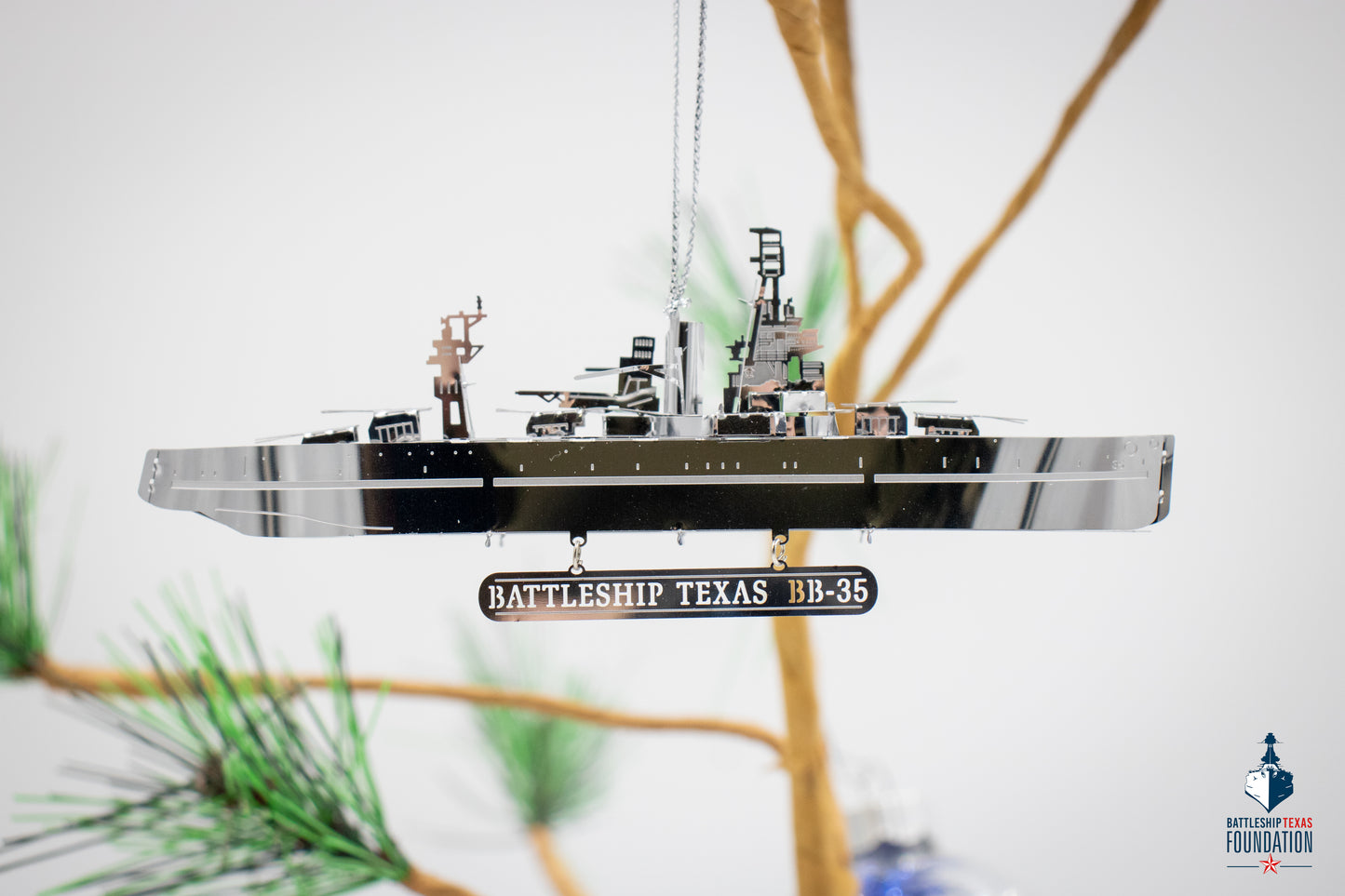 Battleship Texas Ornament