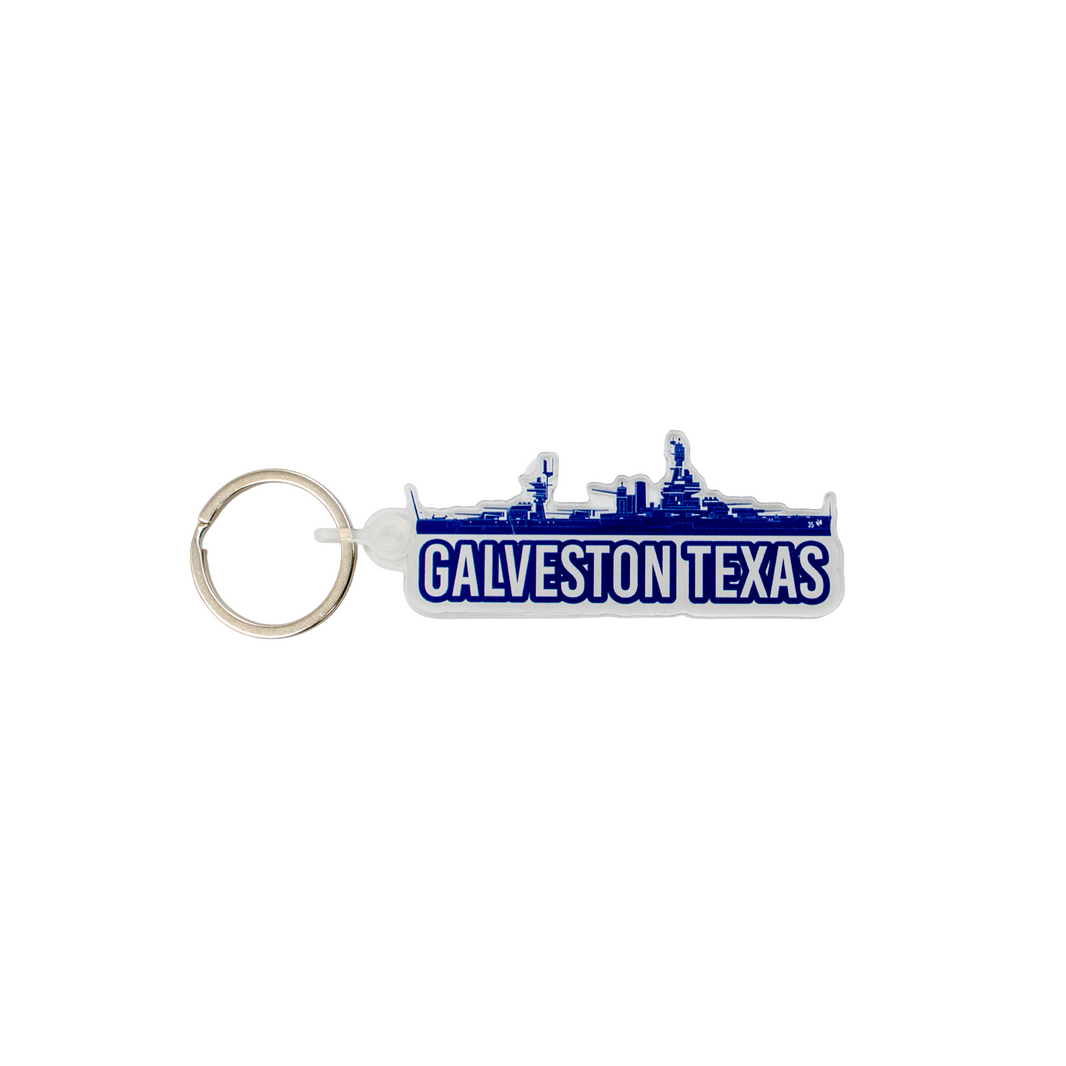 Galveston, Texas Keychain