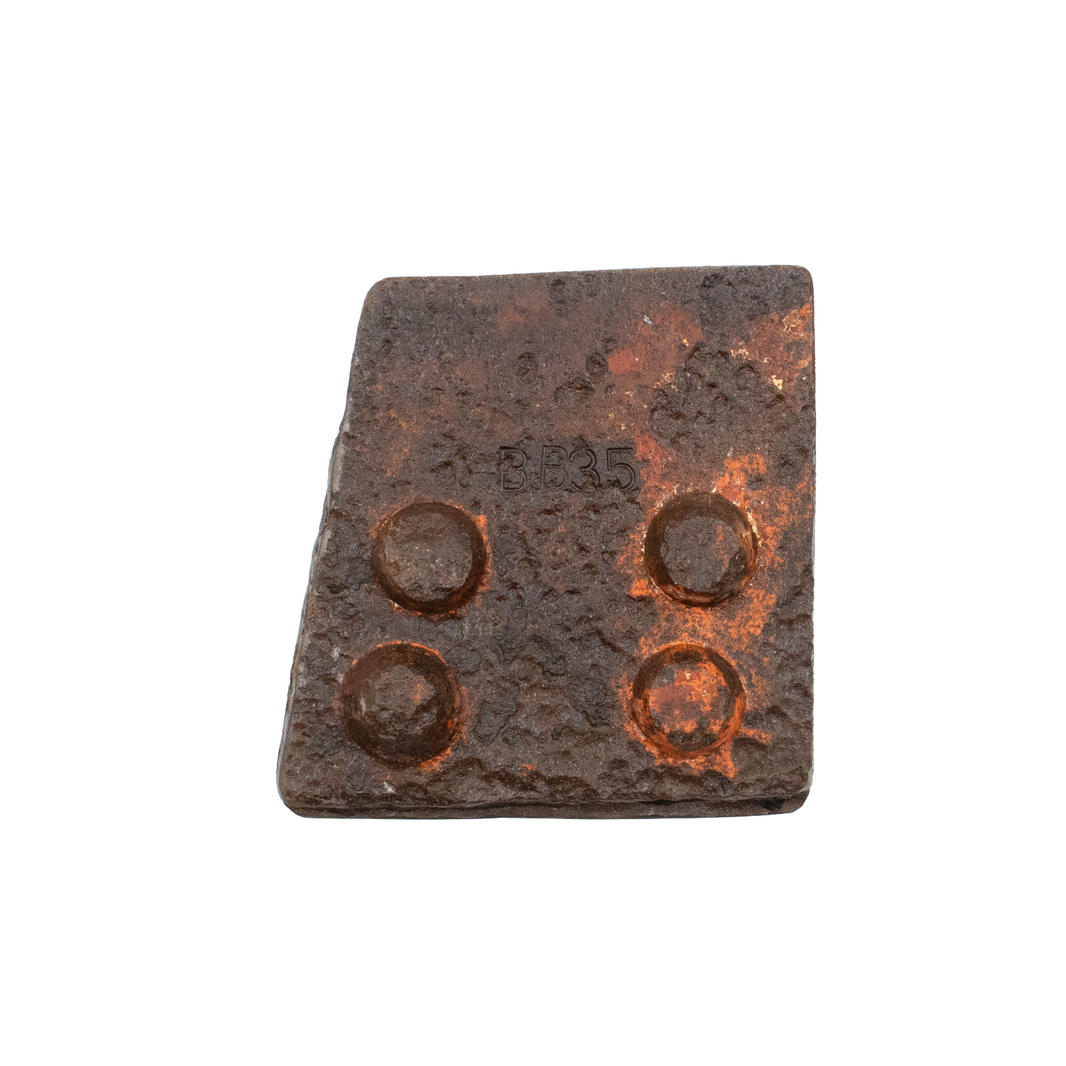 Battleship Texas Riveted Plaque