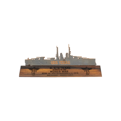 1914 Battleship Texas Silhouette